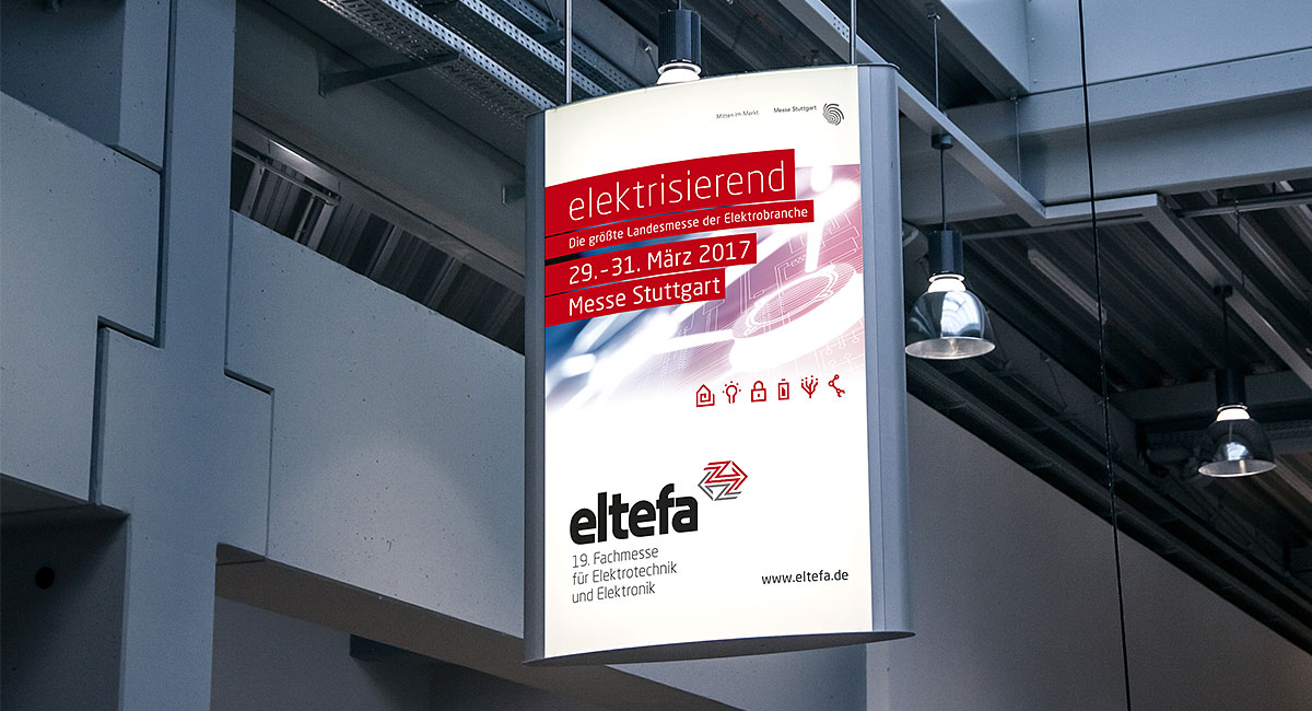 Corporate Branding für die größte Fachmesse der Elektrotechnik und Elektronik in Süddeutschland